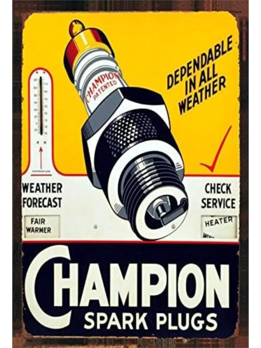 12 Retro Vintage Gas & Oil Tin Signs - Metal Wall Art for Home, Man Cave, Garage